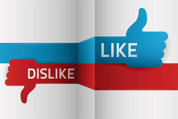 like dislike social media RSA