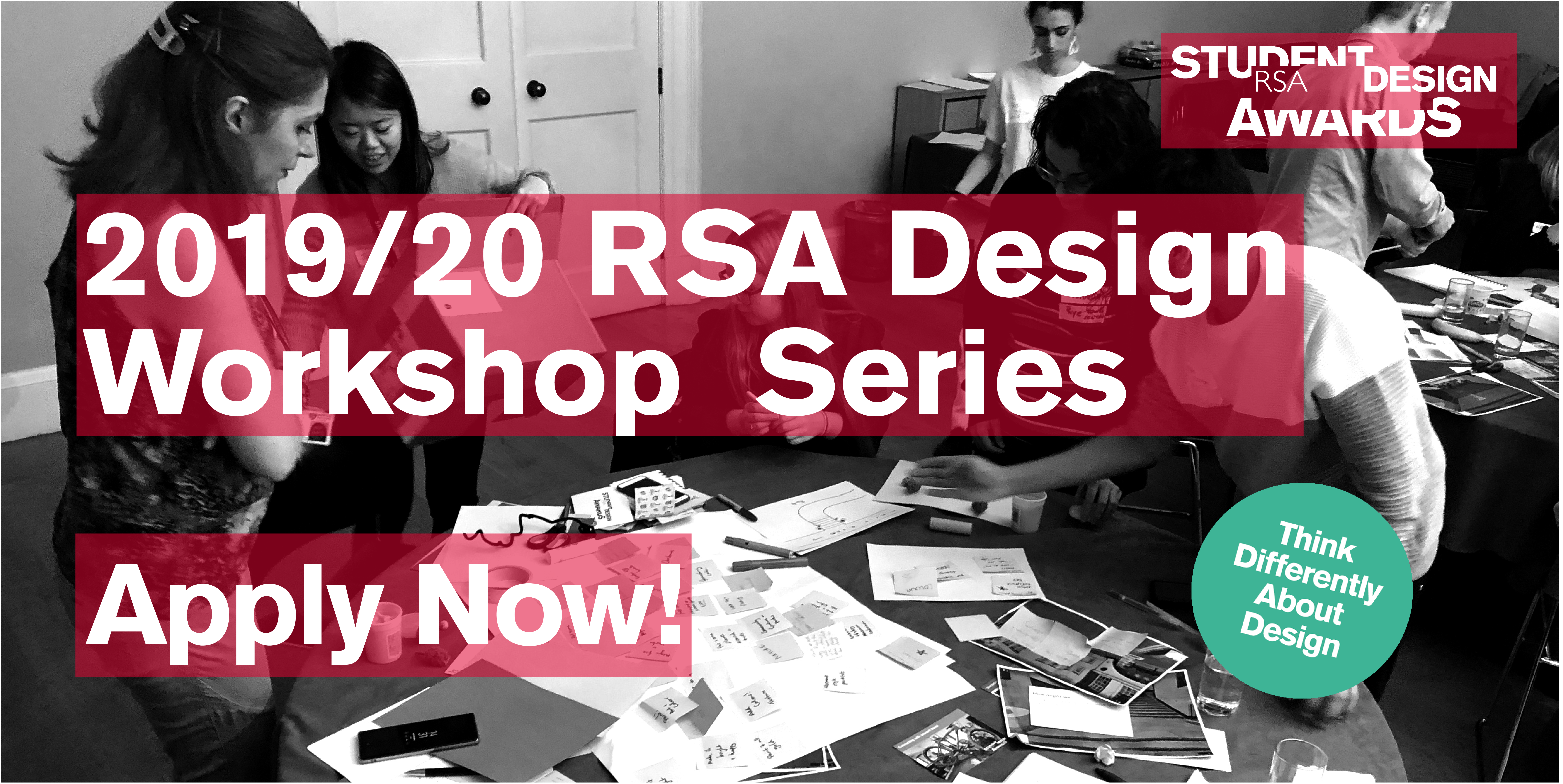 RSA Design Workshop Series Advert Banner