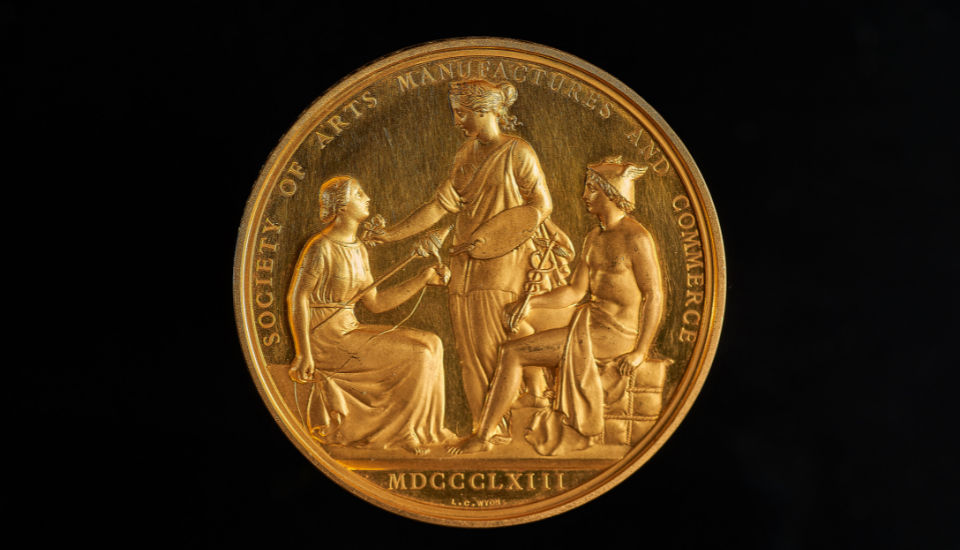 The Reverse of the Albert Medal