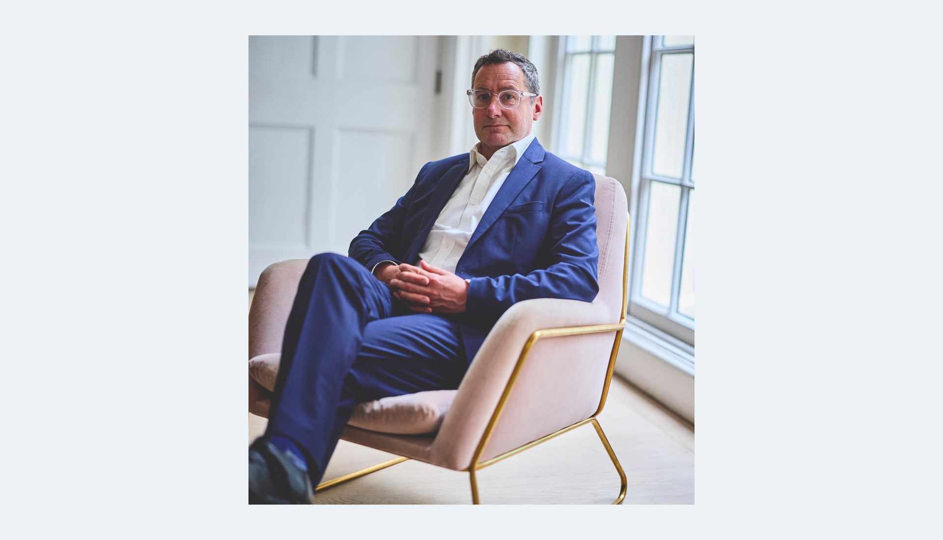Eoin O'Malley in an Arm Chair