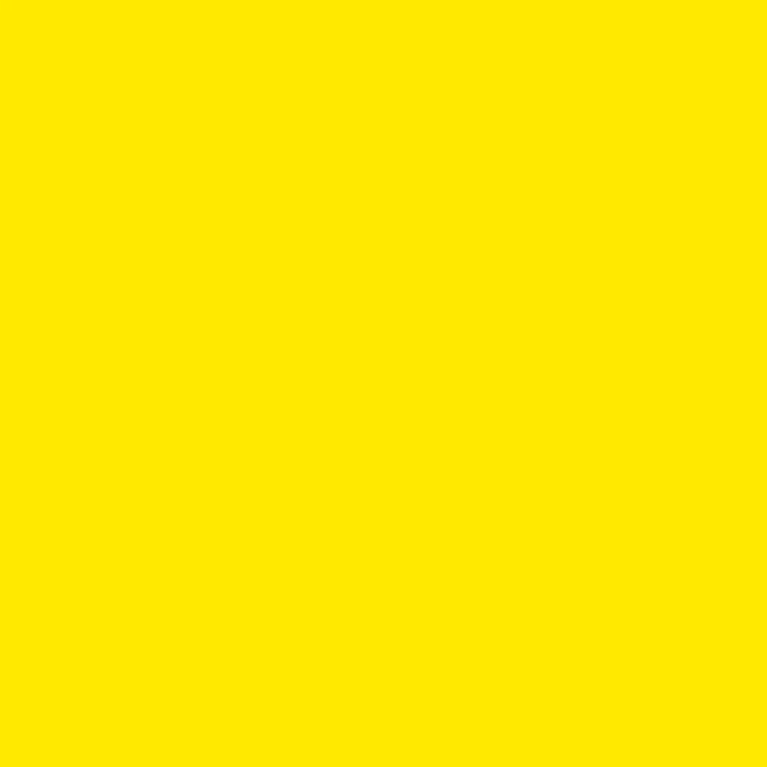 A solid yellow square with no additional features or elements.